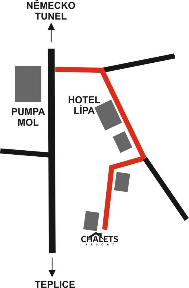 Chalets Resort Cínovec Zewnętrze zdjęcie